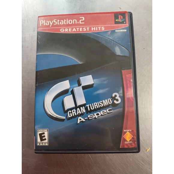 Gran Turismo 3 A-spec (Sony PlayStation 2) PS2 2001 CIB Minor Surface Scuffs - Picture 1 of 7